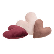 Plush Velvet Heart Ornaments (Set of 3)