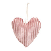 Stuffed Chenille Valentine Heart Ornament  (3 Count Assortment)