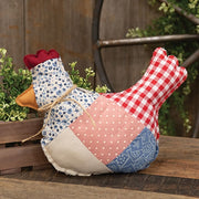 Patchwork Chicken Pillow