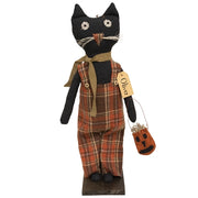 Oliver Standing Black Cat - 20"H