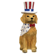 Resin Americana Dog Figure - 9"H