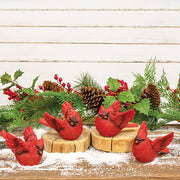 Resin Flying Cardinal  (4 Count Assortment)