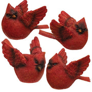 Resin Flying Cardinal  (4 Count Assortment)