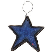 Wooden Patriotic Star Doodle Ornaments (Set of 3)