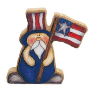Wooden Uncle Sam Doodle Sitters (Set of 3)