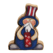 Wooden Uncle Sam Doodle Sitters (Set of 3)