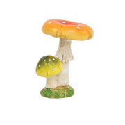 Resin Double Mushroom Figurine  (3 Count Assortment)
