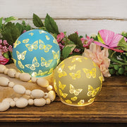 Glass LED Butterfly Orb  (2 Count Assortment)