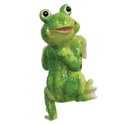 Resin Garden Frog Planter Hanger  (3 Count Assortment)