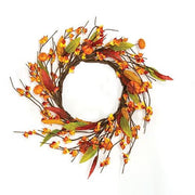 Barnyard Bittersweet & Pumpkins Candle Ring - 6.5"