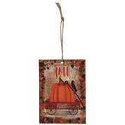 Primitive Fall Friends Rectangle Ornament  (3 Count Assortment)