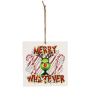 Merry Whatever Grinch Ornament - 4"  (3 Count Assortment)