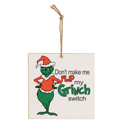 Merry Whatever Grinch Ornament - 4"  (3 Count Assortment)