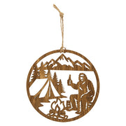 Bigfood Camping Ornament - 4.5"  (3 Count Assortment)