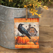Raven & Harvest Quilt Barn Ornament - 3x4