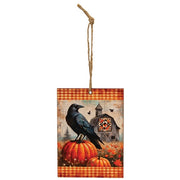 Raven & Harvest Quilt Barn Ornament - 3x4