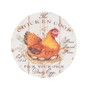 The Chicken Coop Vintage Look Magnet - 3.5" Dia.