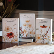 Grateful for Everything Fall Floral Box Sign  (3 Count Assortment)