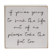 Inappropriate Square Block  (3 Count Assortment)