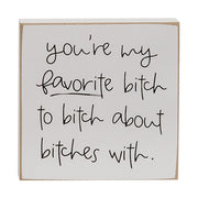 Inappropriate Square Block  (3 Count Assortment)