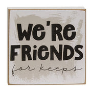 Friends For Keeps Square Block  (3 Count Assortment)