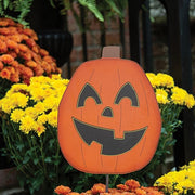 Jack O'Lantern Planter Stake Topper - 12"H