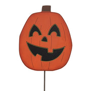 Jack O'Lantern Planter Stake Topper - 12"H