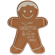Christmas Words Gingerbread Sitters (Set of 3)