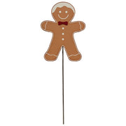Gingerbread Boy Planter Stake Topper