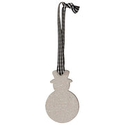 White Glitter Winter Wonder Ornaments (Set of 6)