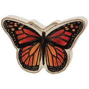 Watercolor Chunky Wood Butterfly Sitter  (3 Count Assortment)