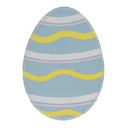 Glittered Blue Easter Egg Planter Stake Topper