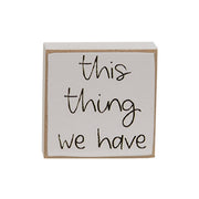 This Thing We Have Mini Square Blocks (Set of 4)