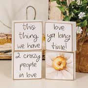 This Thing We Have Mini Square Blocks (Set of 4)