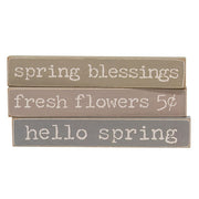 Spring Blessings Mini Stick  (3 Count Assortment)