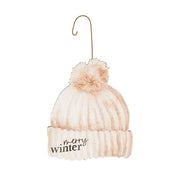 Sparkle Snowflake Winter White Ornament  (4 Count Assortment)