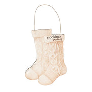 Sparkle Snowflake Winter White Ornament  (4 Count Assortment)