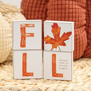 Stay A Little Longer Fall 2" Blocks (Set of 4)
