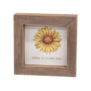 Daisy Framed Sign  (3 Count Assortment)