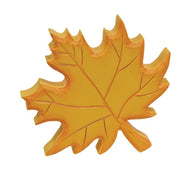 Hand Carved Wooden Fall Leaf Sitters (Set of 3)