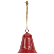 Painted Metal Christmas Bell Ornament - Medium  (3 Count Assortment)