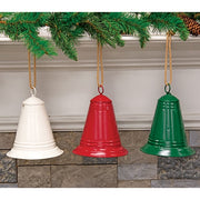 Painted Metal Christmas Bell Ornament - Large  (3 Count Assortment)