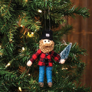 Lumberjack Felted Ornament