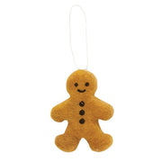 Felted Gingerbread Ornament