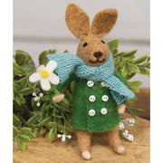 Darling Daisy Bunny Felted Ornament