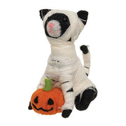 Mummy Cat Felted Ornament