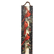 Stacked Cardinals Porch Sign - 5-1/2 In x 23 In H