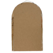 Santa & Reindeer Distressed Arch Frame