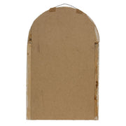 Snowy Snowman & Holly Distressed Arch Frame