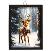 Red Nosed Reindeer Box Frame - 12x16